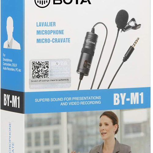 BOYA MICROPHONE LAVALIER MICRO CRAVATE BY-M1