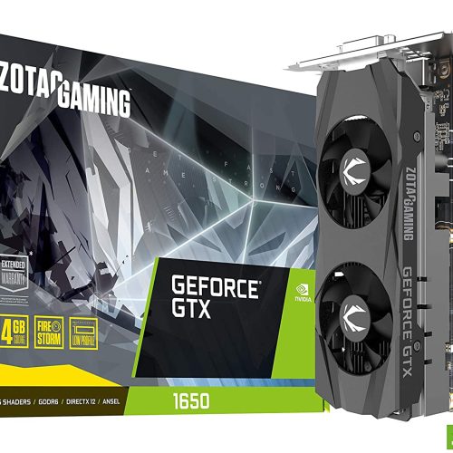 GeForce GTX 1650 LP 4 Go GDDR6 Carte graphique de jeu 128 bits ZT-T16520H-10L