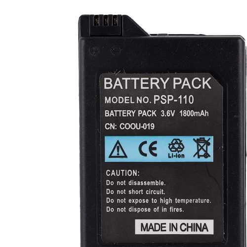 Alternative view of BATTERY PSP 1000 / FAT HIGH COPY 1800MH 3.6V / PSP-110