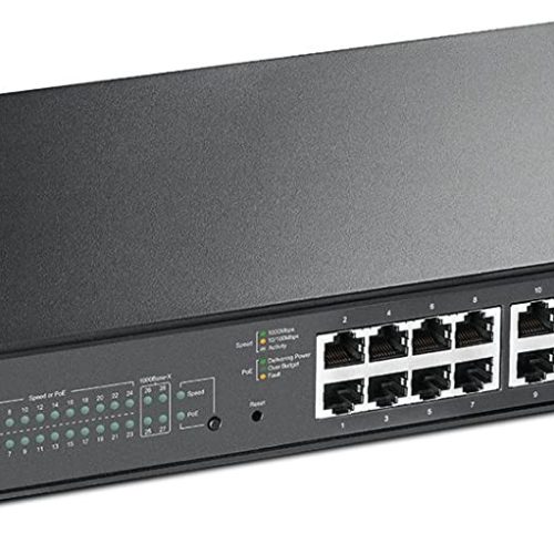 Alternative view of TP-LINK T1600G-28PS 24 PORT Switch 24 ports Gigabit PoE+
