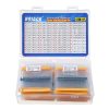 50 valeurs 1350 pièces Kit de résistances 0 Ohm-5.6M Ohm avec assortiment de résistances à film métallique 1% 1/4W