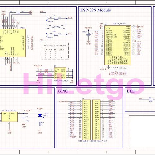Carte de développement ESP-WROOM-32 ESP-32S Wi-Fi Bluetooth 4 Mo (CP2102 + 38 broches + Microcontrôleur) – Image 5
