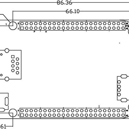Carte de développement informatique monocarte eleduino BeagleBone Black Rev C (4G) – Image 5
