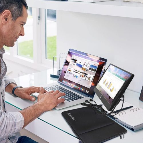 Ecran d'ordinateur portable | Compatible avec Mac, PC et Chrome | Alimenté par USB ou Mini HDM – Image 4