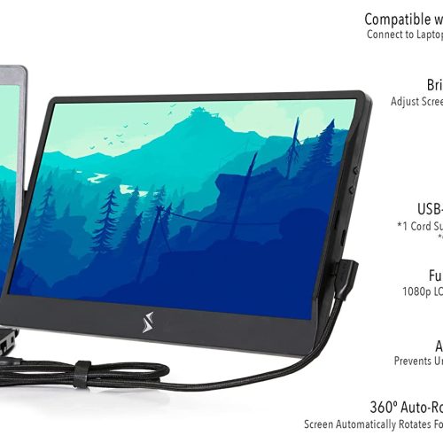 Ecran d'ordinateur portable | Compatible avec Mac, PC et Chrome | Alimenté par USB ou Mini HDM – Image 5