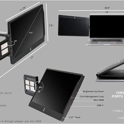 Nouveau moniteur portable amovible SideTrak pivotant – Image 7