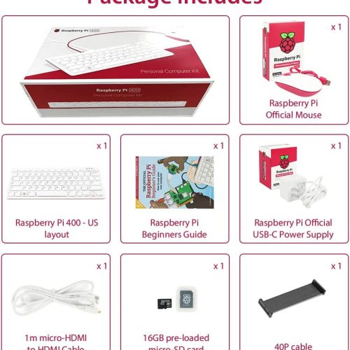 Kit Raspberry Pi 400, 4 Go de RAM – Image 5
