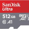 SANDISK CARTE MEMOIRE MICRO SD 512GB ULTRA MICROSDXC UHS-I CARD