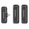 BOYA BY-WM3T2-D2 Micro-cravate sans fil pour iPhone iPad 2,4 GHz