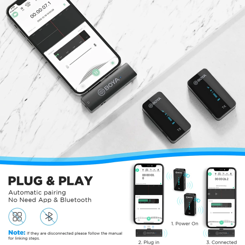 BOYA MICROPHONE WIRELESS BY-XM6-S4 – Image 4