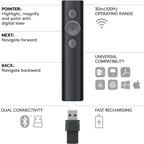 Alternative view of LOGITECH SPOTLIGHT PRESENTATION REMOTE