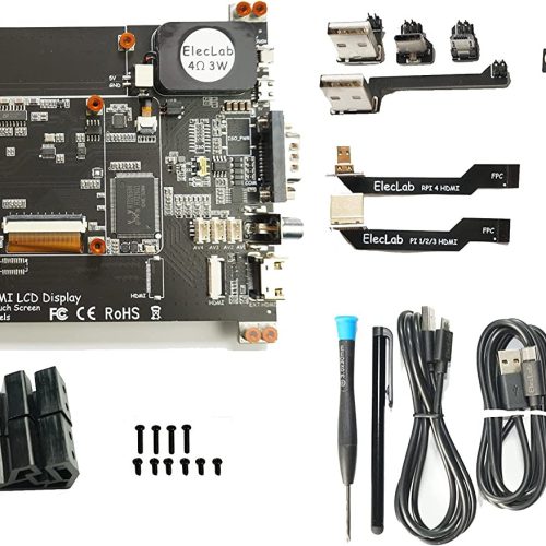 ElecLab Raspberry Pi Écran Tactile Moniteur 7 Pouces HDMI Écran LCD Capacitif 1024x600 – Image 9