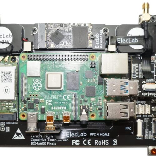 ElecLab Raspberry Pi Écran Tactile Moniteur 7 Pouces HDMI Écran LCD Capacitif 1024x600 – Image 5