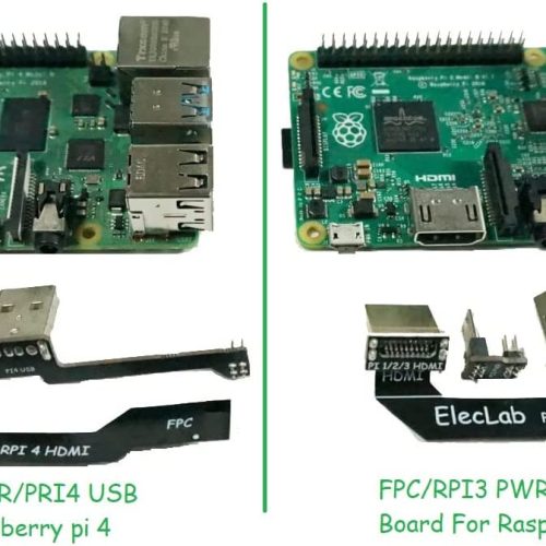 ElecLab Raspberry Pi Écran Tactile Moniteur 7 Pouces HDMI Écran LCD Capacitif 1024x600 – Image 3
