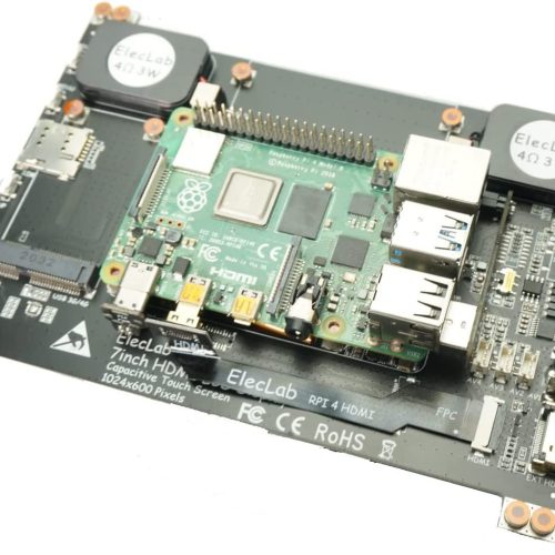ElecLab Raspberry Pi Écran Tactile Moniteur 7 Pouces HDMI Écran LCD Capacitif 1024x600 – Image 4
