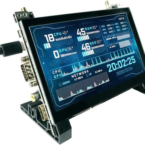 ElecLab Raspberry Pi Écran Tactile Moniteur 7 Pouces HDMI Écran LCD Capacitif 1024x600