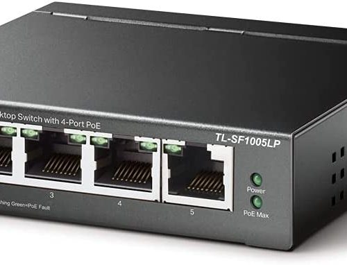 Alternative view of TP-Link Switch PoE (TL-SF1005LP) 5 ports 10/100M, 4 ports PoE, 41W