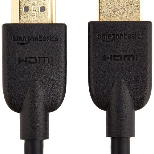 Alternative view of Câble HDMI haute vitesse Amazon Basics (18 Gbit/s, 4K/60 Hz) - 2 metres, noir