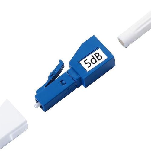 Lot de 2 Atténuateurs  à fibre optique  LC/UPC, mâle/femelle, SM monomode fixe LC 5 dB,