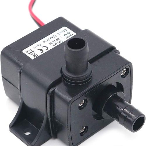 Pompe à eau submersible sans balais ultra-silencieuse AD20P-1230C, 12 V CC, 3 m, 240 l/h, avec câble de 45 cm – Image 4