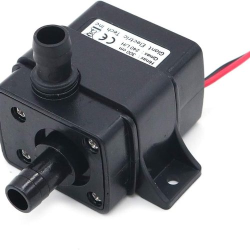 Pompe à eau submersible sans balais ultra-silencieuse AD20P-1230C, 12 V CC, 3 m, 240 l/h, avec câble de 45 cm – Image 7