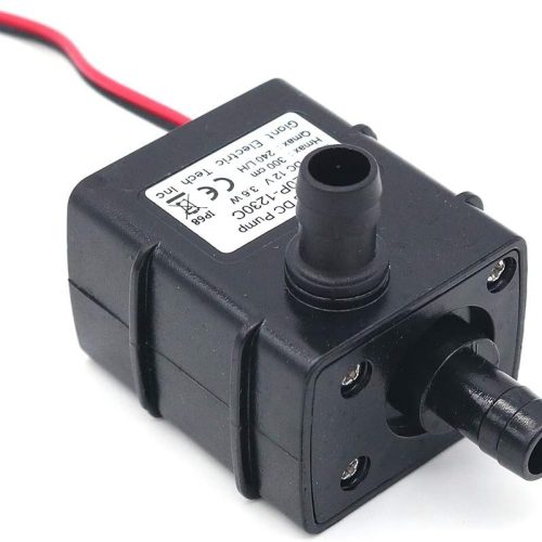 Alternative view of Pompe à eau submersible sans balais ultra-silencieuse AD20P-1230C, 12 V CC, 3 m, 240 l/h, avec câble de 45 cm