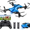 Drone avec caméra, drone télécommandé DROCON Spacekey 1080P pour enfants débutants