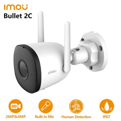 IMOU BULLET 2C OUTDOOR SMART SECURITY CAMERA QHD 4MP IPC-F42P