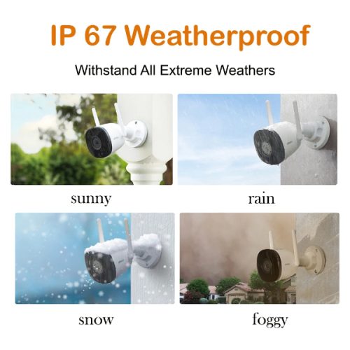 IMOU BULLET 2C OUTDOOR SMART SECURITY CAMERA QHD 4MP IPC-F42P – Image 4
