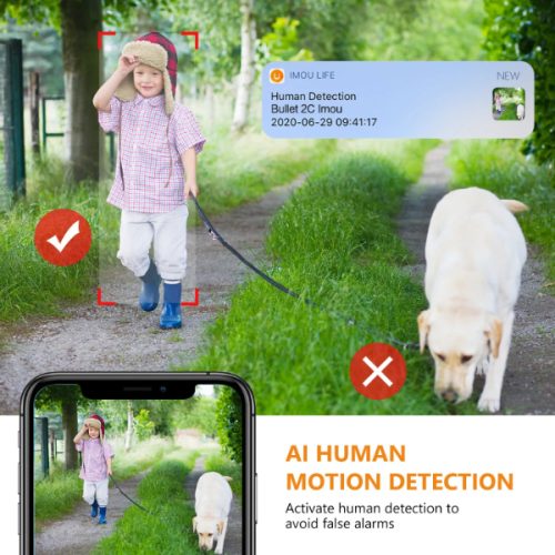 IMOU BULLET 2C OUTDOOR SMART SECURITY CAMERA QHD 4MP IPC-F42P – Image 7