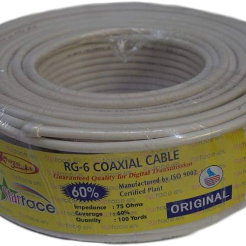 GULF STAR RG6 CABLE 100Y BLANC ORIGINAL