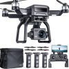 Drone avec caméra GPS Bwine F7 avec certification FAA pour adultes Vision nocturne 4K