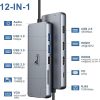ADAPTER TYPE-C TO HDMI 12 IN 1 / RS-TCHD12IN1