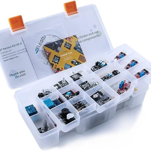 ELEGOO Kit de modules de capteurs 37 en 1 amélioré avec tutoriel compatible avec Arduino IDE UNO R3 MEGA Nano – Image 3
