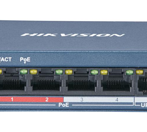 HIKVISION SWITCH 4 PORTS DS-3E0105P-E/M 5mp