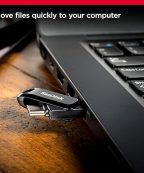Alternative view of SanDisk 32GB Ultra Dual Drive Go USB Type-C Flash Drive, Black - SDDDC3-064G-G46