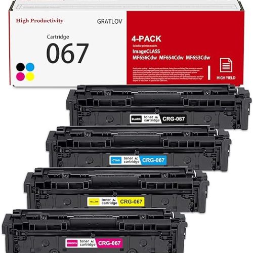 TONER CANON 067 Noir, Bleu, Jaune ,Rouge – Image 3