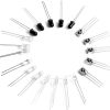 Diode LED Infrarouge 5 mm Émetteur + Récepteur + VS1838B 1838 Capteur Ray Vision Nocturne de 20 Ampoules d'Éclairage
