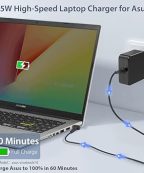 45W 33W Chargeur ASUS 4.0 x 1.35 mm - 19V 2.37A Alimentation pour ASUS Zenbook 14 15 Vivobook .. – Image 3
