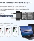 45W 33W Chargeur ASUS 4.0 x 1.35 mm - 19V 2.37A Alimentation pour ASUS Zenbook 14 15 Vivobook .. – Image 4