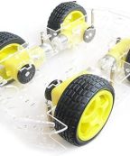 Version plus longue du châssis de voiture intelligente à double couche 4WD
