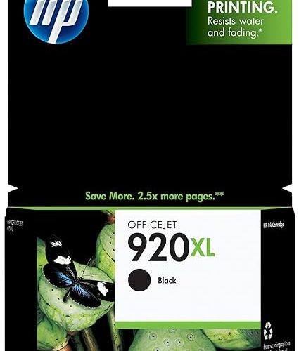 Cartouche d'encre noire HP 920XL