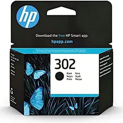 HP 302 Cartouche d'Encre Noir Authentique (F6U66AE)