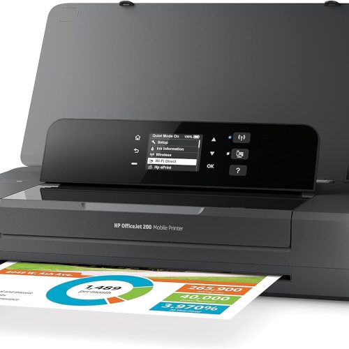 Alternative view of Imprimante portable HP OfficeJet 200 noir