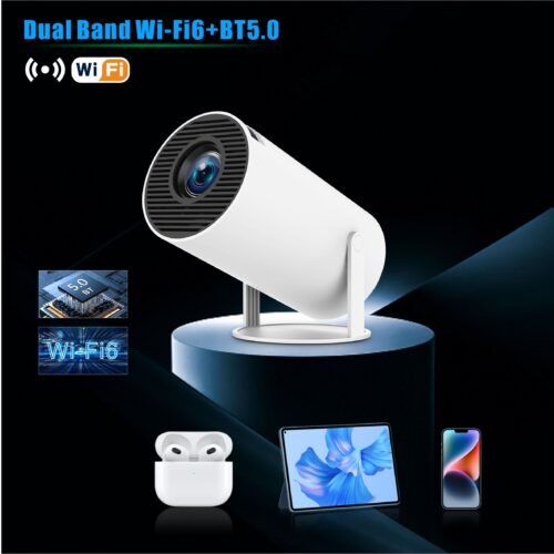 HY300 Ultra Pro / HY300+ – Mini Vidéoprojecteur Portable 4K Wi-Fi 6 pour Cinéma Maison – Image 7