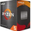 Processeur de bureau AMD Ryzen 5 5600X 6 cœurs, 12 threads débloqué avec refroidisseur Wraith Stealth