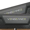 Mémoire RAM CORSAIR VENGEANCE DDR5 64 Go (2 x 32 Go) 5 200 MHz CL40-40-40-77 1,25 V Intel XMP pour ordinateur de bureau - Noir (CMK64GX5M2B5200C40)