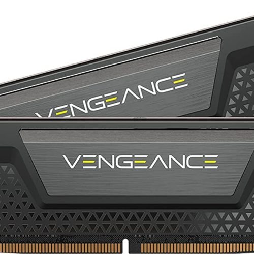 Mémoire RAM CORSAIR VENGEANCE DDR5 64 Go (2 x 32 Go) 5 200 MHz CL40-40-40-77 1,25 V Intel XMP pour ordinateur de bureau - Noir (CMK64GX5M2B5200C40)
