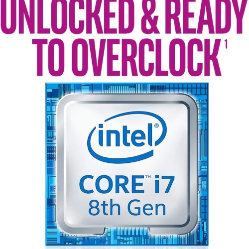 Alternative view of Processeur de bureau Intel Core i7-8700K 6 cœurs jusqu'à 4,7 GHz Turbo débloqué LGA1151 série 300 95 W