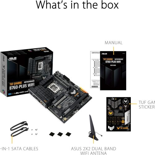 Carte mère ASUS TUF GAMING B760-PLUS WIFI (13e et 12e génération) LGA 1700 ATX – Image 6
